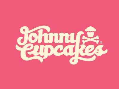Johnnycupcakesscript lettering logos scripts typography