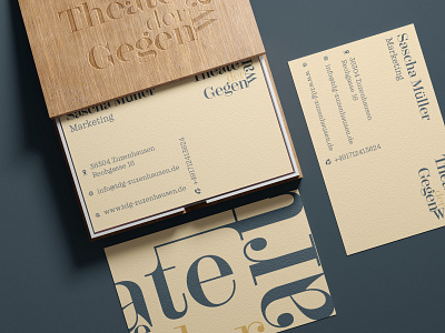 Business Card Theatre branding business card design graphic design logo typography