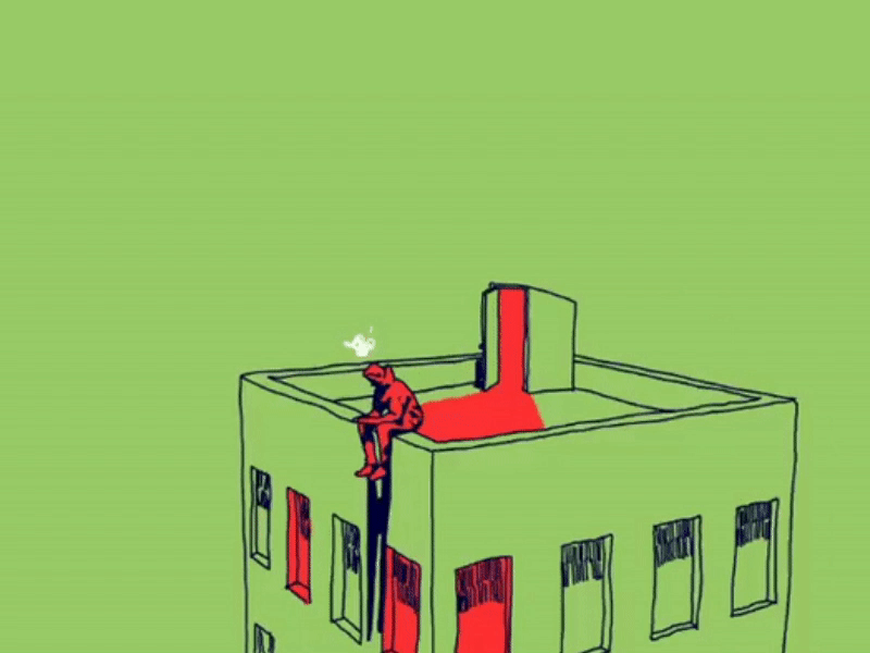On Rooftops aftereffects loop motion animation motiondesign motiondesigner motiongraphics