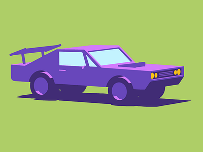 Tazweed Mobile App Illustration - Muscle Car