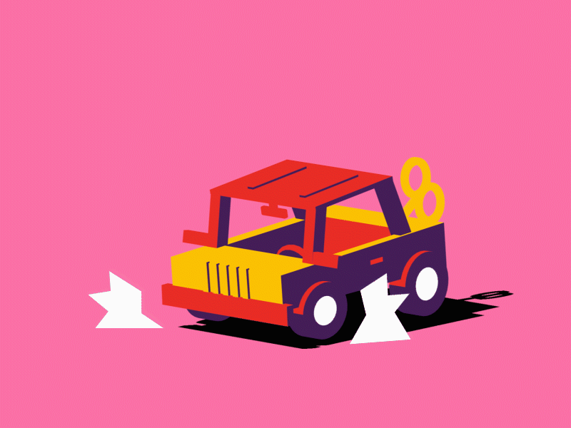 Do cars run out of honk? ¯\_(ツ)_/¯ Pt. 1 2d 3d aftereffects animation branding c4d cinema4d design framebyframe gif graphicdesign illustration illustrator loop motion motiondesign motiondesigner motiongraphic motiongraphics vector