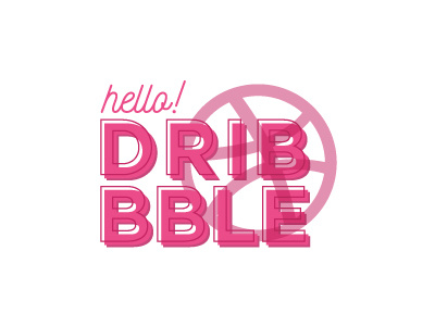 Hello! Dribbble dribbble first post hello dribbble welcome