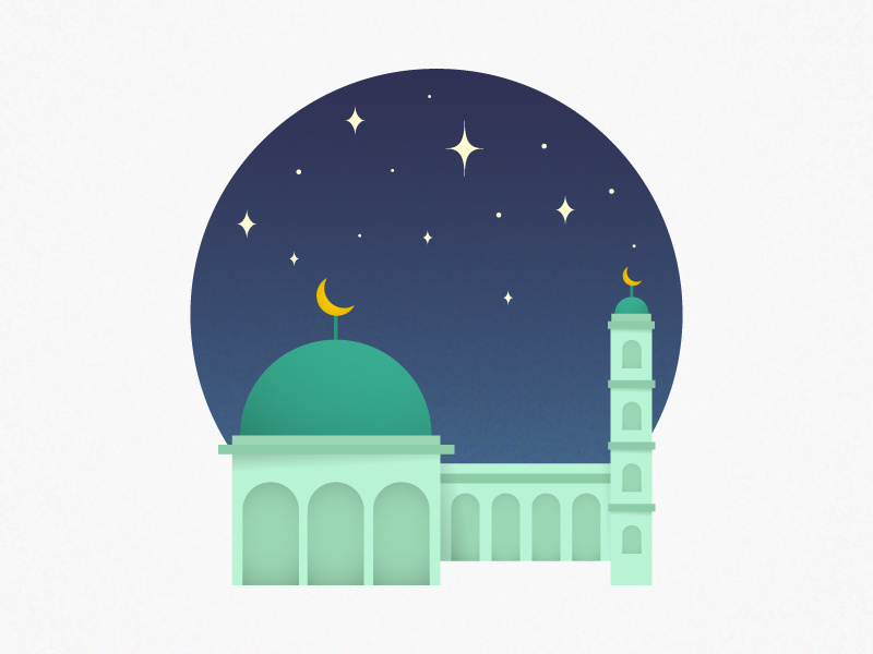 Ramadhan is Coming fasting starry night starry sky star design islamic art ramadan kareem ramadan prayer islam night sky night scene sky skyblue night mosque islamic ui illustration vector