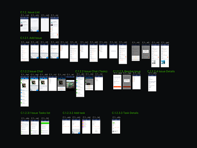 Building Management App design minimalism ui ux