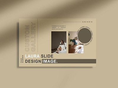 LAURA - Presentation Template #2 app branding design graphic design illustration logo typography ui ux vector