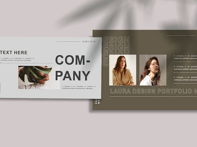 LAURA - Presentation Template #3 app branding design graphic design illustration logo typography ui ux vector