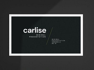 Carlise PowerPoint Template #4 app branding design graphic design illustration logo typography ui ux vector