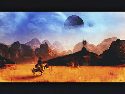Dreams and Corruptions! brushes coloring concept concept art concept artist concept visuals cowboy dark souls design digital art direction digital arts digital concept digital painting fire landscape lynchian mountains sketch symbols wild west