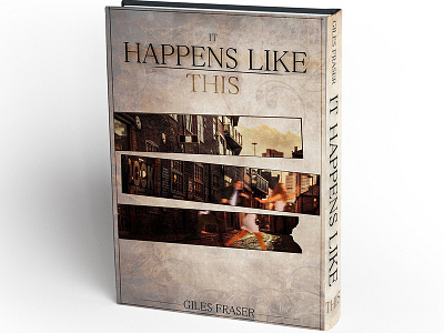 Design for romantic novel "It Happens Like This" book design cover artwork it happens like this novelty