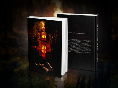 Design for a horror novel "The Strange Death of Fiona Griffiths" art book design cover cover artwork novel