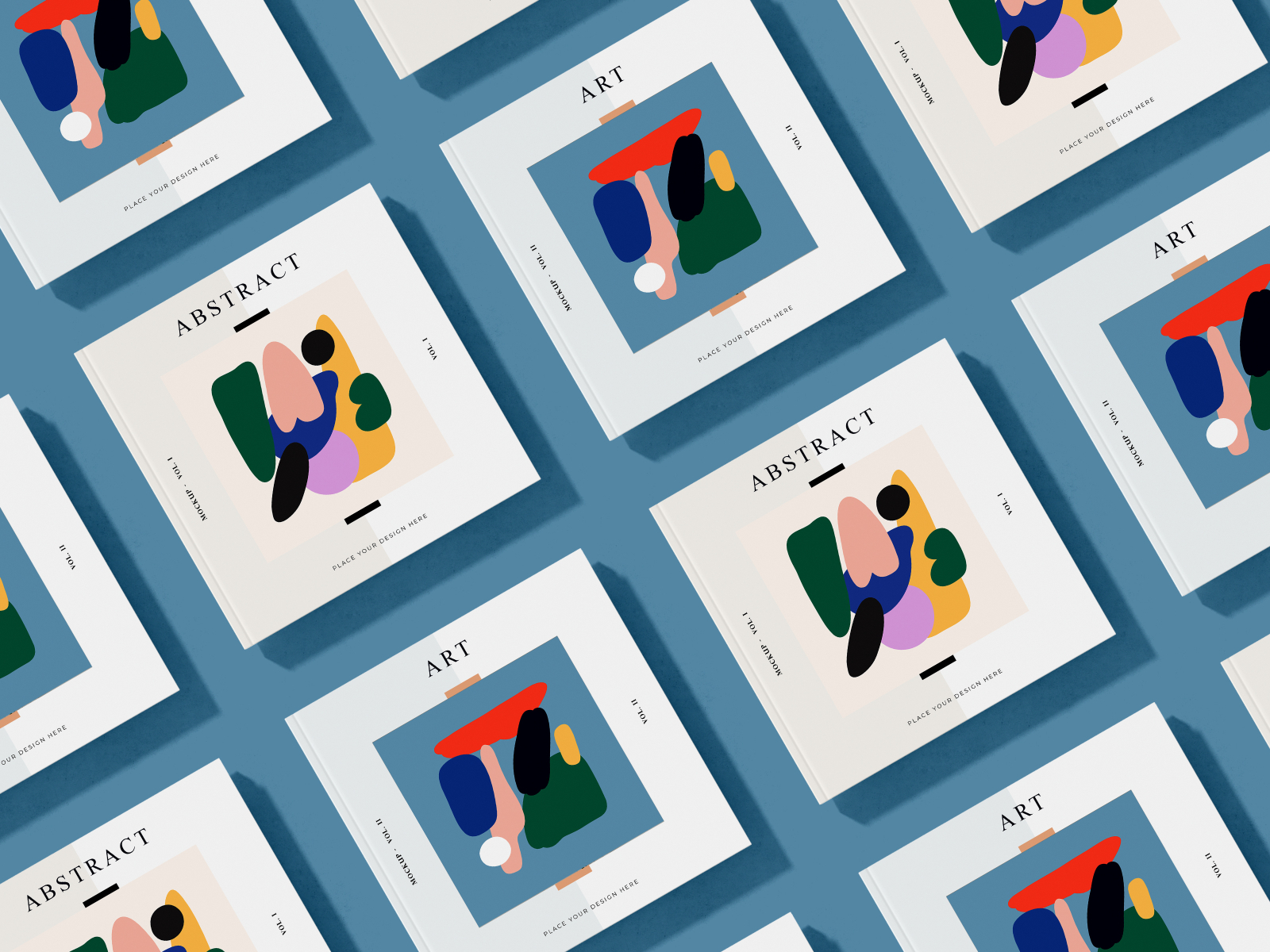 Bold: Abstract Shapes by Yulia Mironova on Dribbble