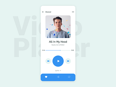 Video Player | Daily UI app ios music sketch ui uidesign video videoplayer