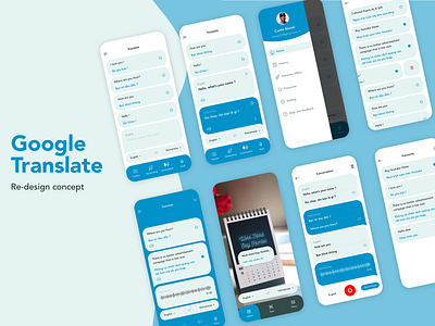 Google Translate Redesign concept app clean design ios redesign sketch translate ui uidesign