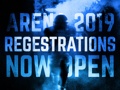 Reg Open blue dark design digitalart festival flyer football rugby sports