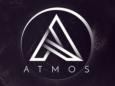 ATMOS 2018 Logo branding dimension lightning logo