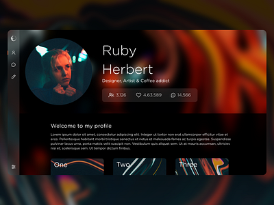 Profile Page - Daily UI 006