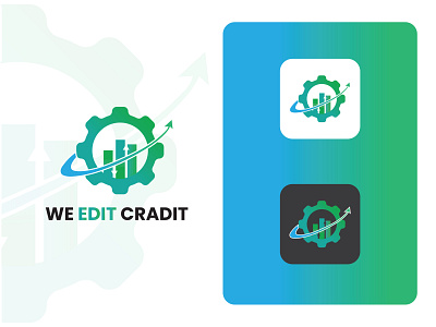 We Edit Credit Logo design