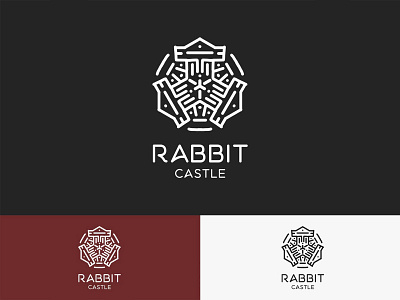 Rabbit Castle Logo - Mandala castle logo mandala rabbit