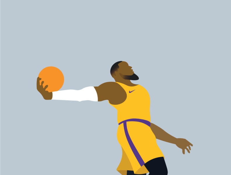 LeBron James Vector by Glorie Kimberly on Dribbble