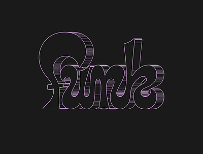 funk branding font funk funky lettering art logo tipografia typography vector