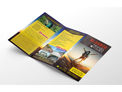 Albania Travel & Tours albania brochure design tours travel trifold