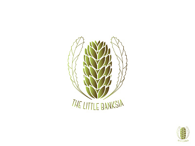 The Little Banksia banksia bar brand coffee design flower identity little logo plant shop