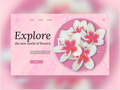 Design for an online flower shop