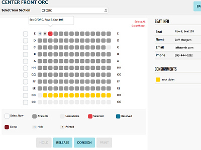 Flavours Box Office Reserved design flat ui ux web web design webdesign