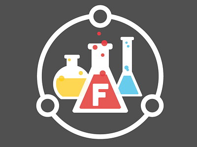 Flavorus Labs Logo branding design illustration logo science