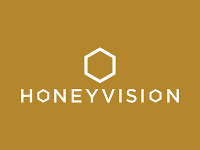 HoneyVision Logo branding gold logo