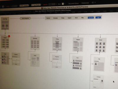 Digital Baby Book User Flow