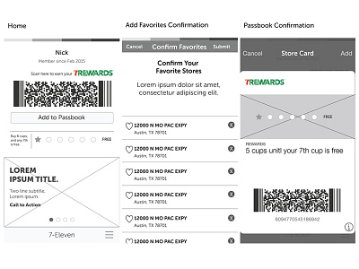 7-11 Mobile App Passbook Integration