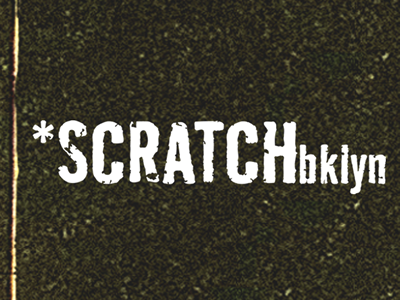 Scratchbklyn black branding food logo texture white