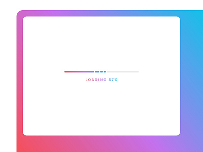 Daily UI 086 :: Progress Bar 086 daily ui daily ui 086 day 086 gradient progress progress bar ui