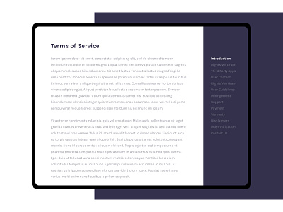 Daily UI 089 :: Terms of Service 089 daily ui 089 dailyui day 089 monochrome terms terms of service ui