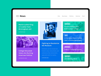 Daily UI 094 :: News 094 daily ui daily ui 094 day 094 news news app ui