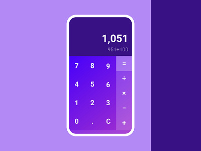 Daily UI 004 :: Calculator