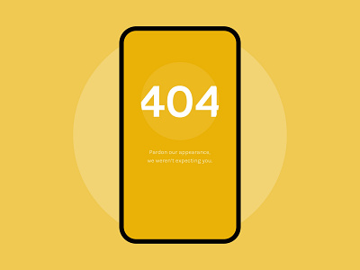 Daily UI 008 :: 404 Page