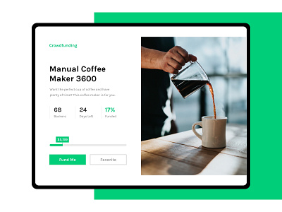 Daily UI 032 :: Crowdfunding Campaign