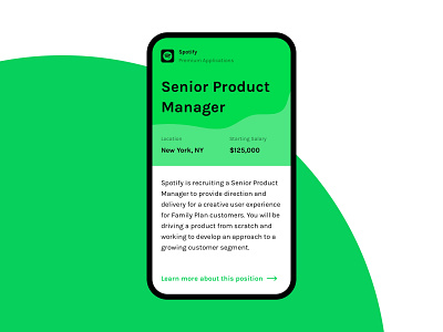 Daily UI 050 :: Job Listing