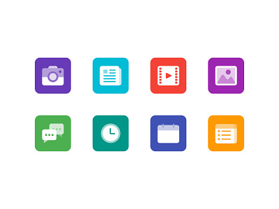 Daily UI 055 :: Icon Set daily ui daily ui 055 day 055 icon set iconography icons material design