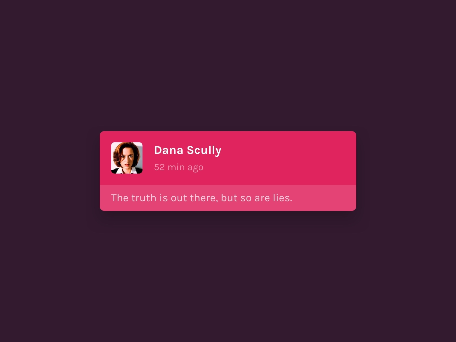 Daily UI Status Update By Maddy Russell On Dribbble