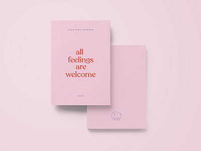 High Vibe Planner artwork book book cover branding design editorial logo design type type art typography vector