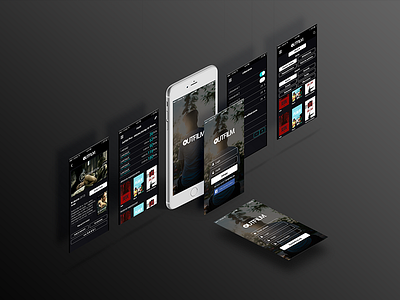 Vod mobile App app application design intarface interaction ios iphone mobile mockup screen ui ux