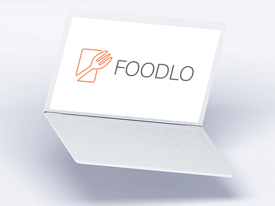 Logo for food application 3d android food fork icon illustration ios logo mac orange