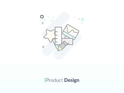 Product Design Icon app board design desktop dimensions icon illustration logo paint pencil specification website