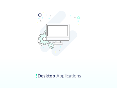 Desktop Applications Icon app board desktop icon illustration logo specification time watch web website wireframe