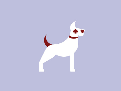 Harlequin Great Dane animals clean dog flat greatdane icon illustration shapes simple spades symbols vector