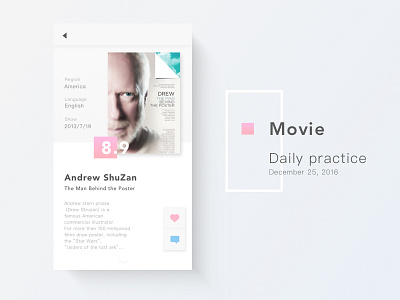Movie ui，app，interface，movie