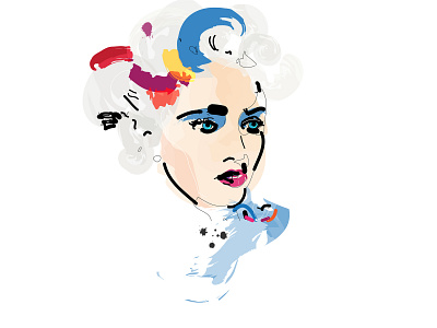 Madonna abstract abstract artwork adobe illustrator design graphic design illustration madonna modern art music